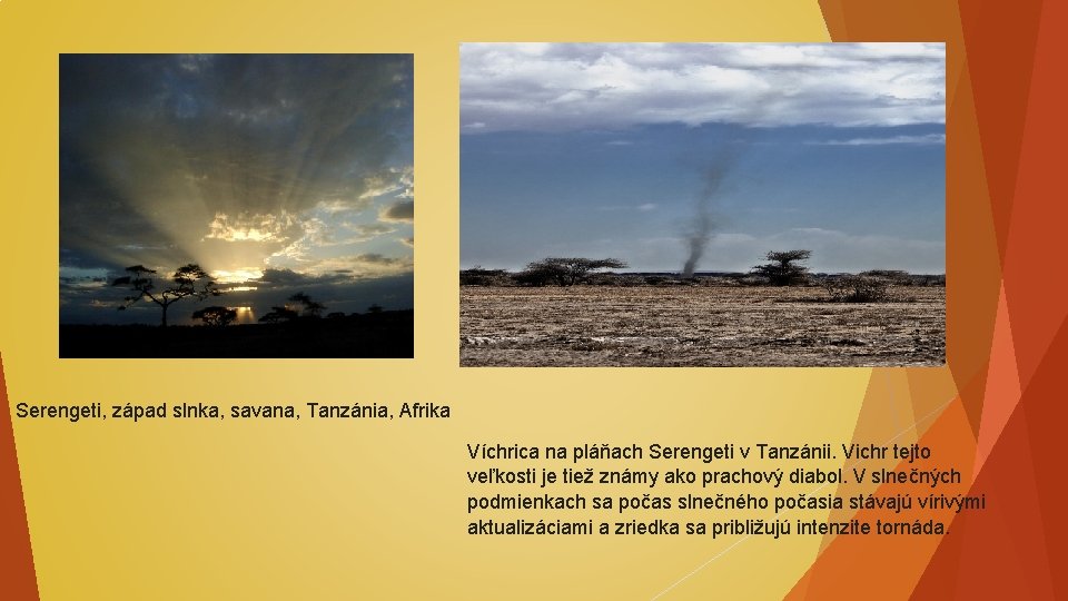 Serengeti, západ slnka, savana, Tanzánia, Afrika Víchrica na pláňach Serengeti v Tanzánii. Vichr tejto