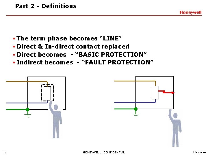 Part 2 - Definitions • The term phase becomes “LINE” • Direct & In-direct