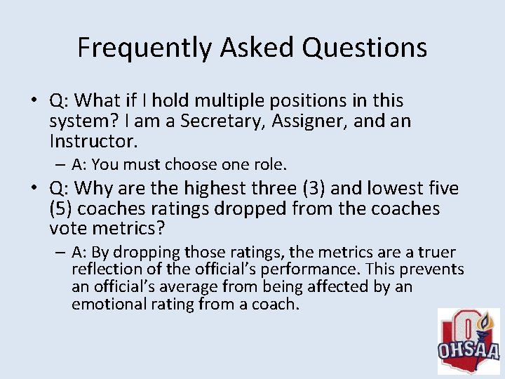 Frequently Asked Questions • Q: What if I hold multiple positions in this system?