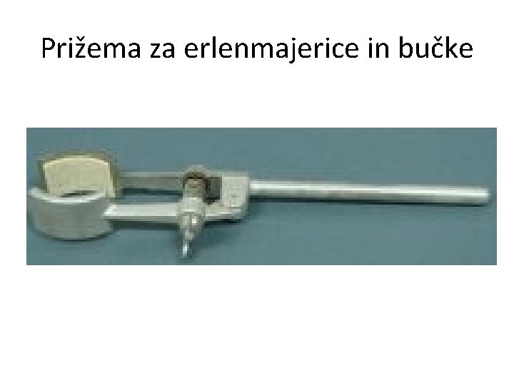Prižema za erlenmajerice in bučke 