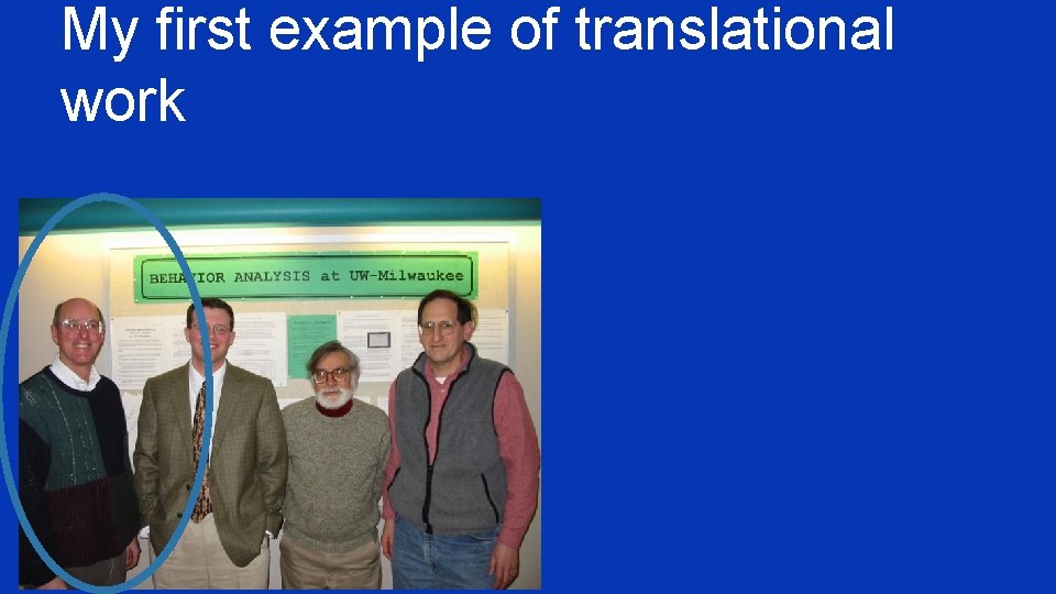 My first example of translational work 