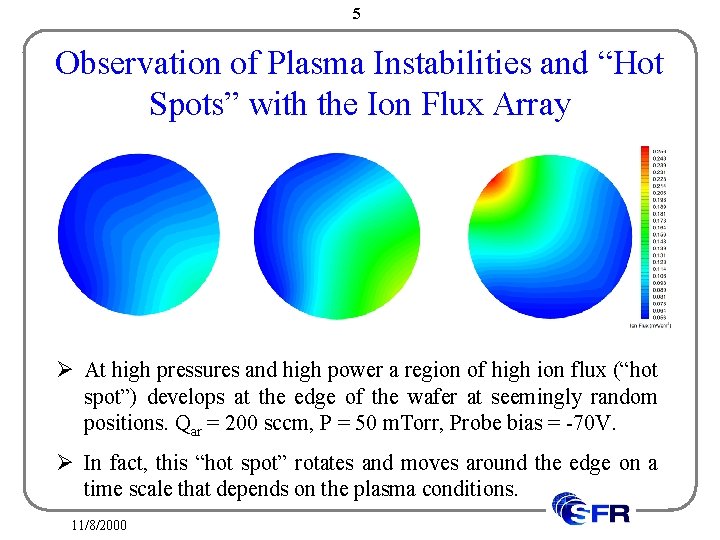 5 Observation of Plasma Instabilities and “Hot Spots” with the Ion Flux Array Ø