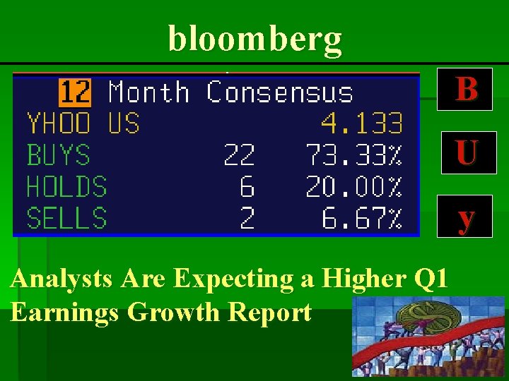 bloomberg B U y Analysts Are Expecting a Higher Q 1 Earnings Growth Report