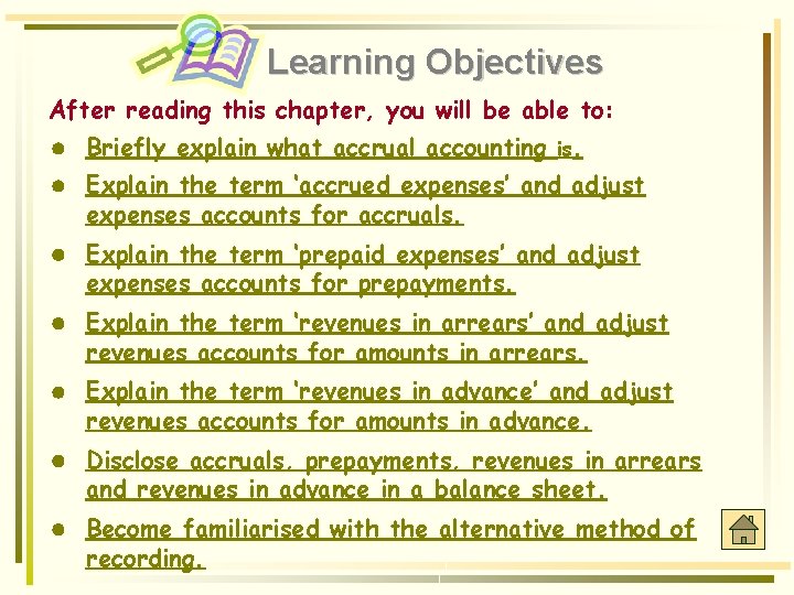 Learning Objectives After reading this chapter, you will be able to: Briefly explain what