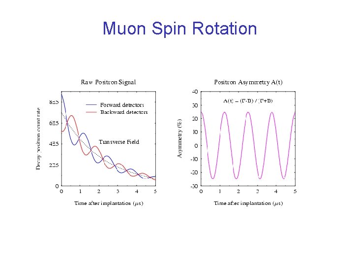 Muon Spin Rotation 