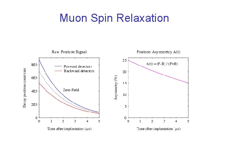 Muon Spin Relaxation 