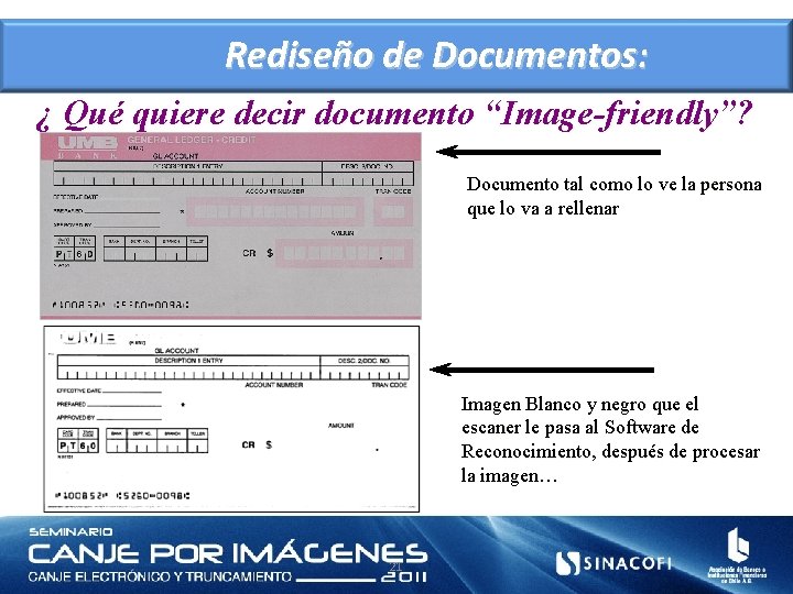 Rediseño de Documentos: ¿ Qué quiere decir documento “Image-friendly”? Documento tal como lo ve