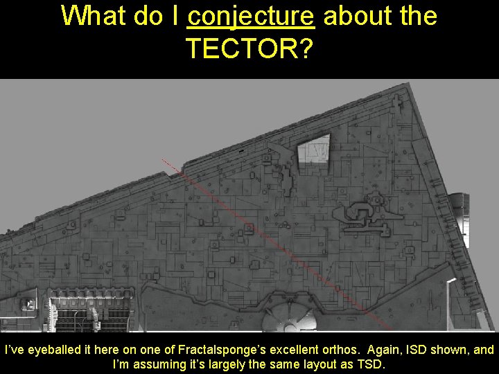 What do I conjecture about the TECTOR? I’ve eyeballed it here on one of