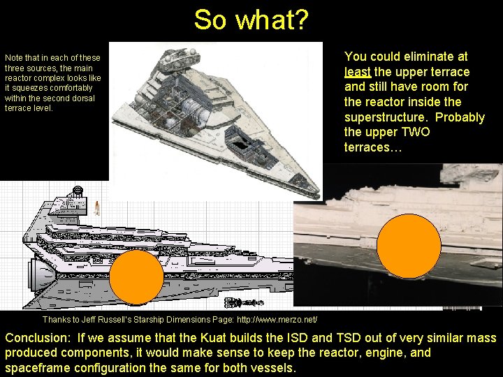 So what? Note that in each of these three sources, the main reactor complex