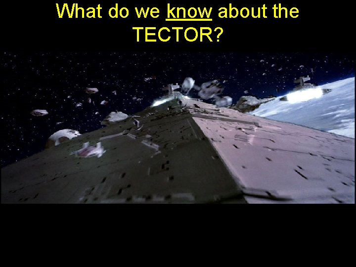 What do we know about the TECTOR? 