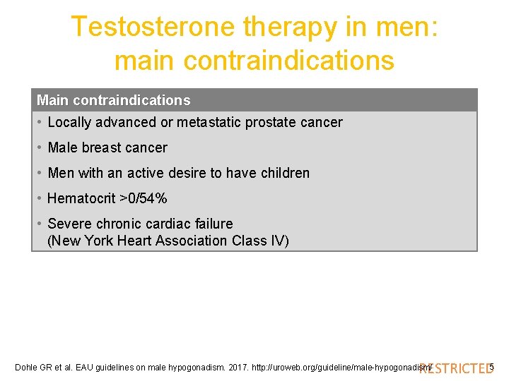 Module 3 Testosterone therapy Approval Number PPNEBALL0184 2