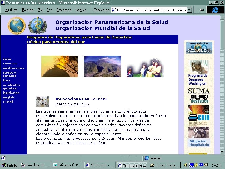 9/10/2021 Organización panamericana de la salud 2000 8 