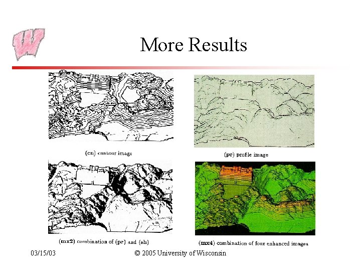 More Results 03/15/03 © 2005 University of Wisconsin 