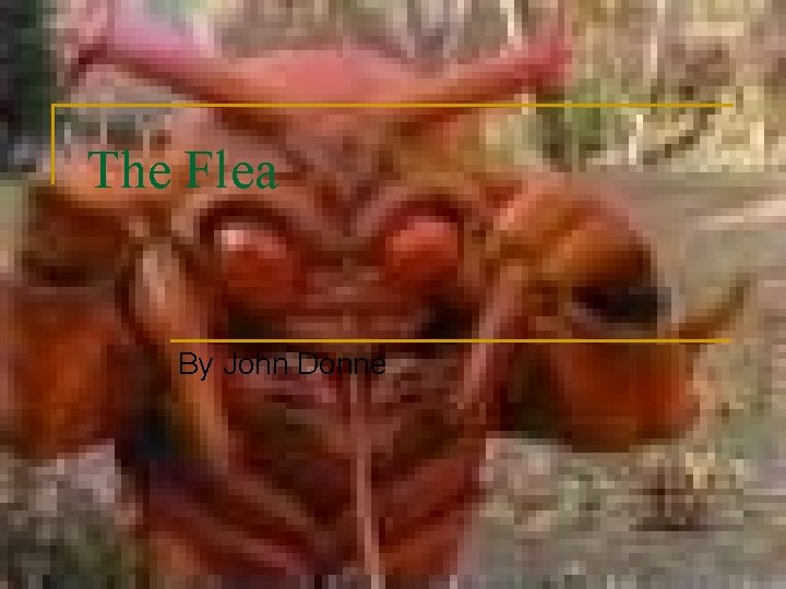 The Flea By John Donne 
