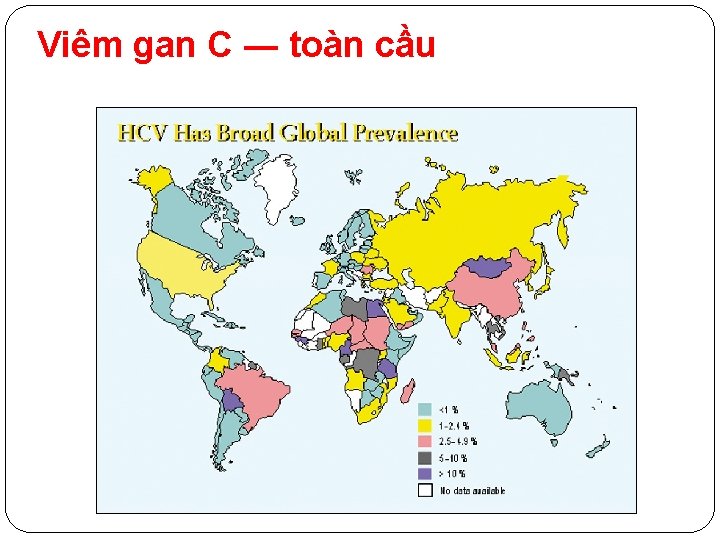 Viêm gan C ― toàn cầu 