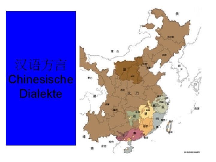 汉语方言 Chinesische Dialekte 