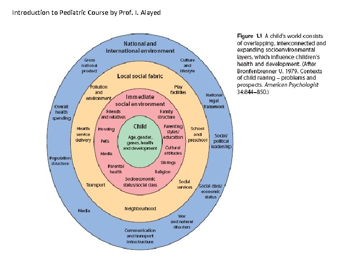 Introduction to Pediatric Course by Prof. I. Alayed 
