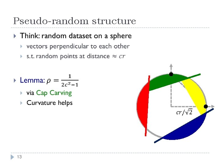 Pseudo-random structure 13 