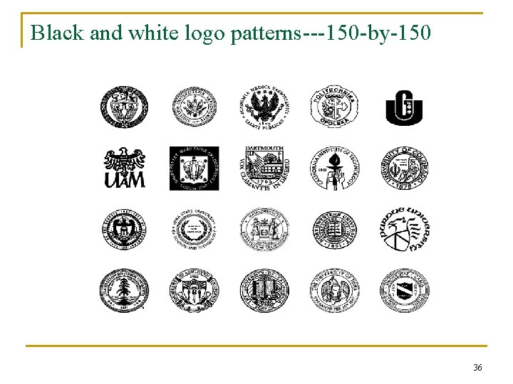 Black and white logo patterns---150 -by-150 36 Black and white logo patterns---150 -by-150 36