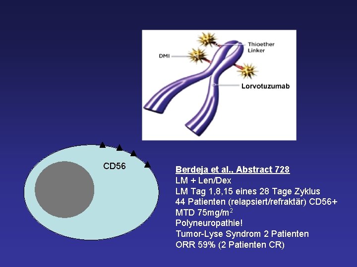 CD 56 Berdeja et al. , Abstract 728 LM + Len/Dex LM Tag 1,