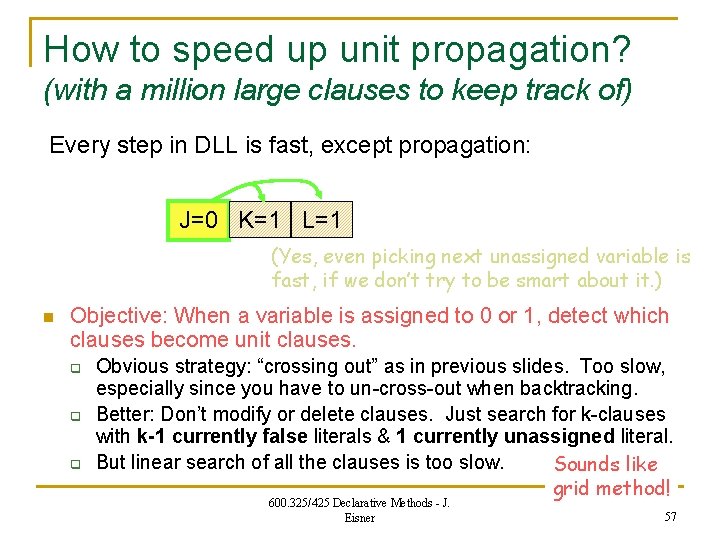 How to speed up unit propagation? (with a million large clauses to keep track