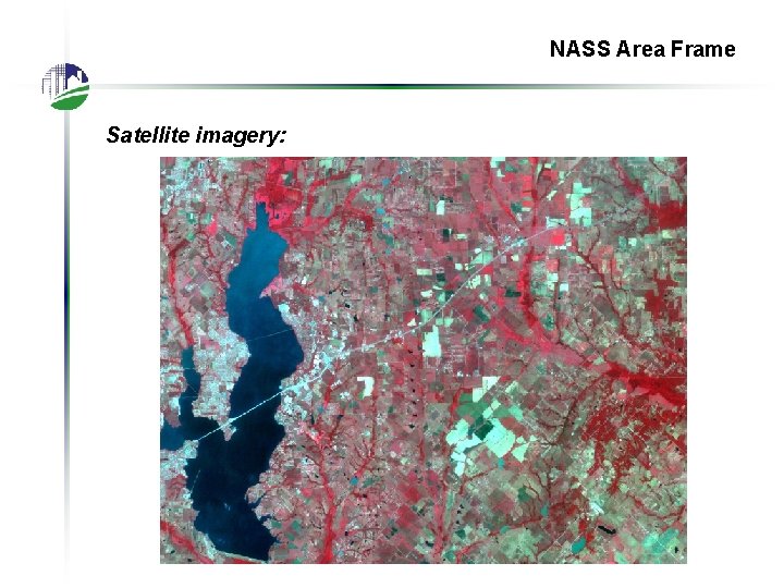 NASS Area Frame Satellite imagery: 