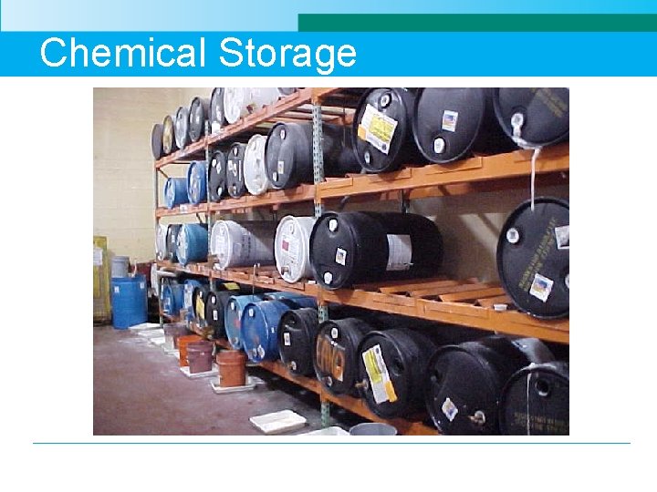 Chemical Storage 