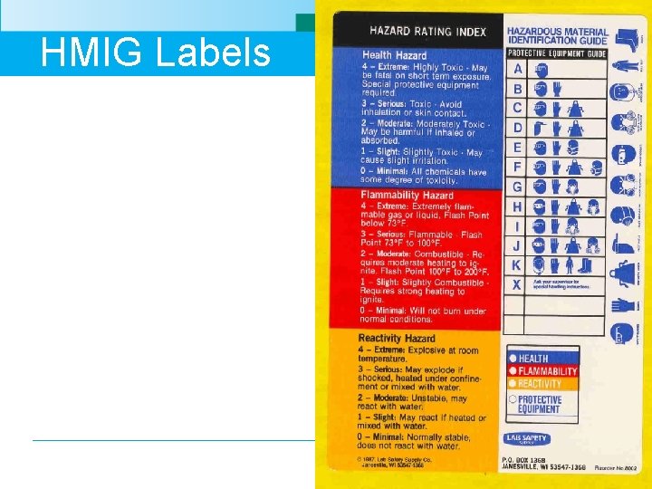 HMIG Labels 