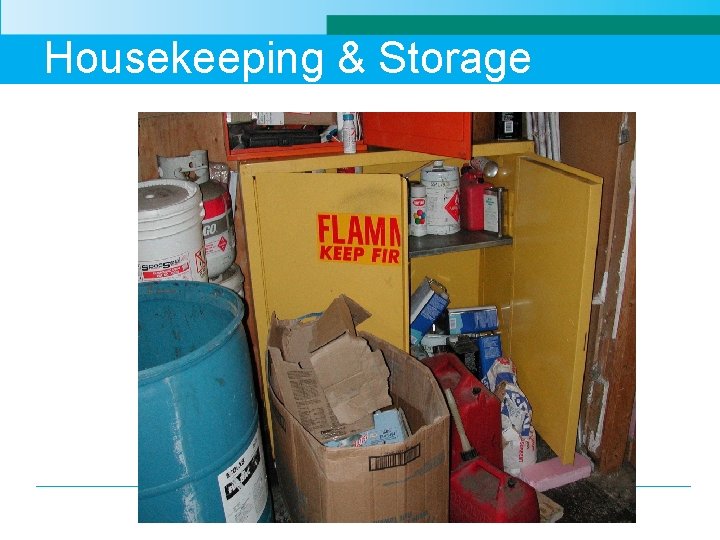 Housekeeping & Storage 