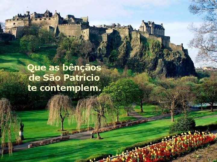 Que as bênçãos de São Patrício te contemplem. 