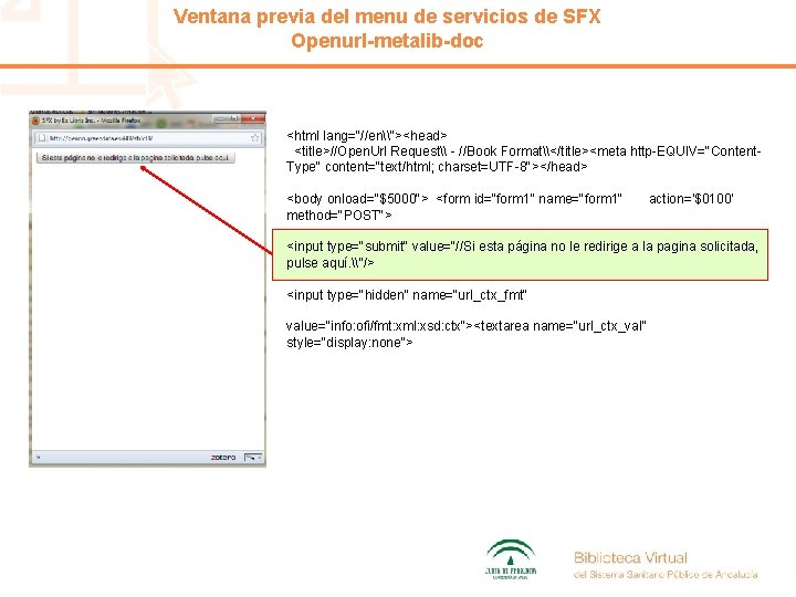 Ventana previa del menu de servicios de SFX Openurl-metalib-doc <html lang="//en\"><head> <title>//Open. Url Request\