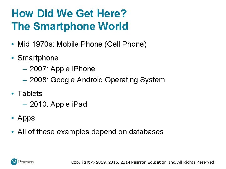 How Did We Get Here? The Smartphone World • Mid 1970 s: Mobile Phone How Did We Get Here? The Smartphone World • Mid 1970 s: Mobile Phone