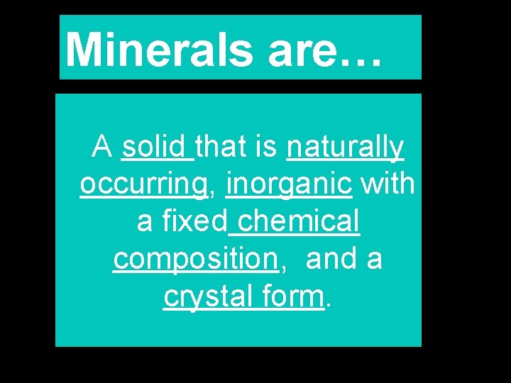 Intro To Minerals Intro to minerals Foldable Fold