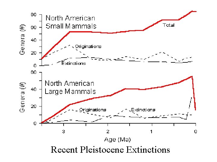 Recent Pleistocene Extinctions 