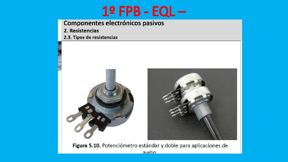 1º FPB - EQL – 