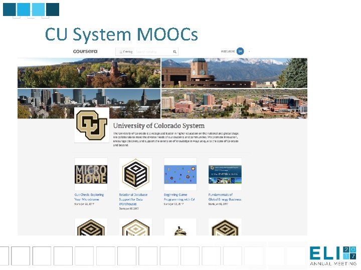 CU System MOOCs 