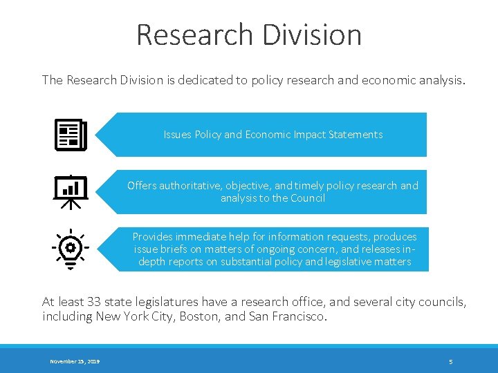 Research Division The Research Division is dedicated to policy research and economic analysis. Issues