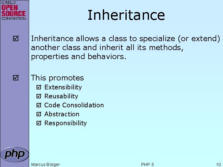 Inheritance þ Inheritance allows a class to specialize (or extend) another class and inherit