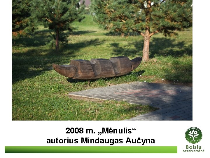 2008 m. „Mėnulis“ autorius Mindaugas Aučyna 