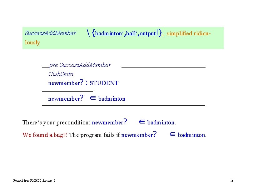 Success. Add. Member lously  {badminton′, hall′, output!}, simpliﬁed ridicu- pre Success. Add. Member