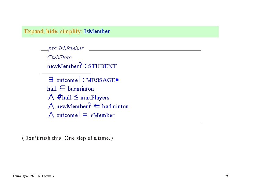 Expand, hide, simplify: Is. Member pre Is. Member Club. State new. Member? : STUDENT