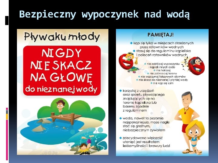 Bezpieczny wypoczynek nad wodą 