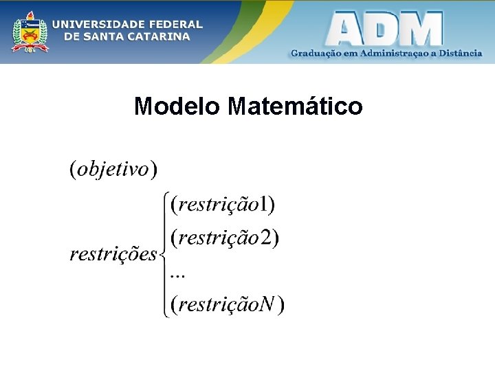 Modelo Matemático 