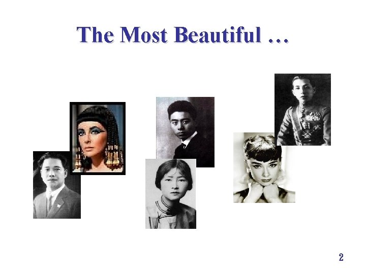 The Most Beautiful … 2 The Most Beautiful … 2