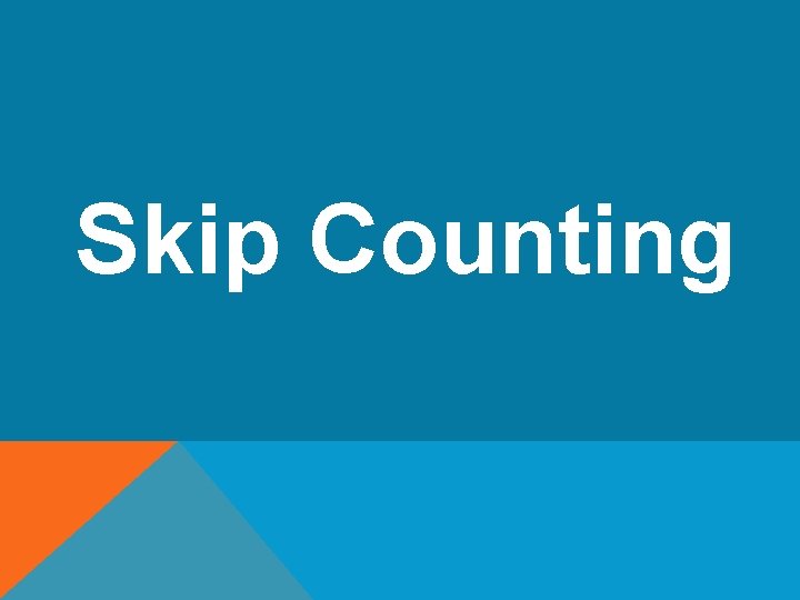 Skip Counting 