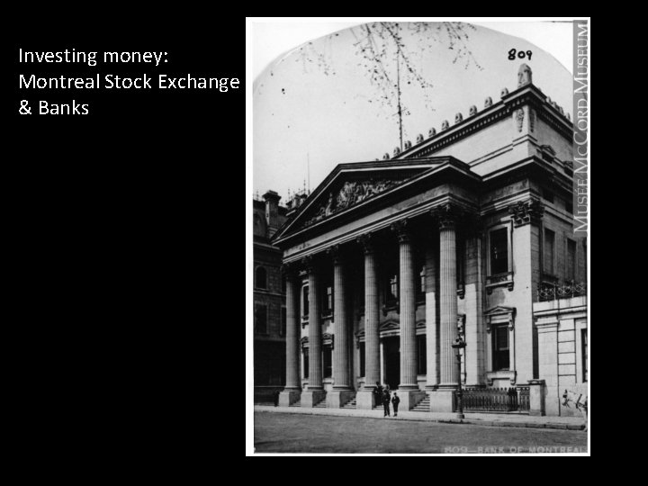 Investing money: Montreal Stock Exchange & Banks 