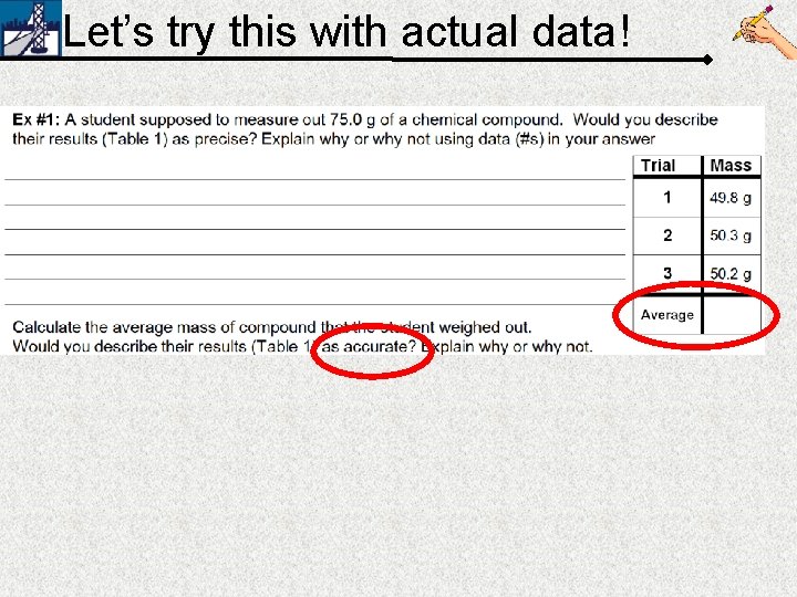 Let’s try this with actual data! 