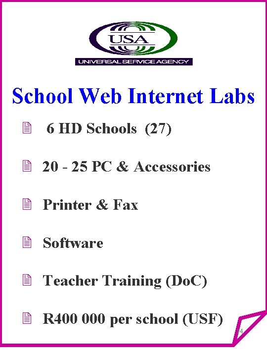 School Web Internet Labs 2 6 HD Schools (27) 2 20 - 25 PC