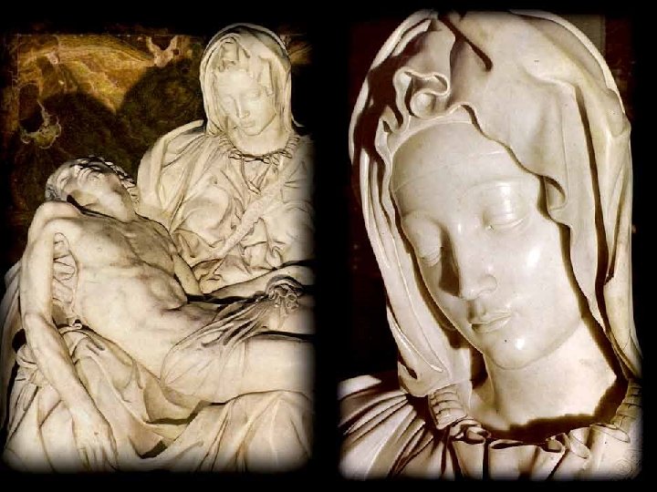 Teto do pórtico da Basílica (pormenor). Pietá ou Nossa Senhora das Dores Escultura de