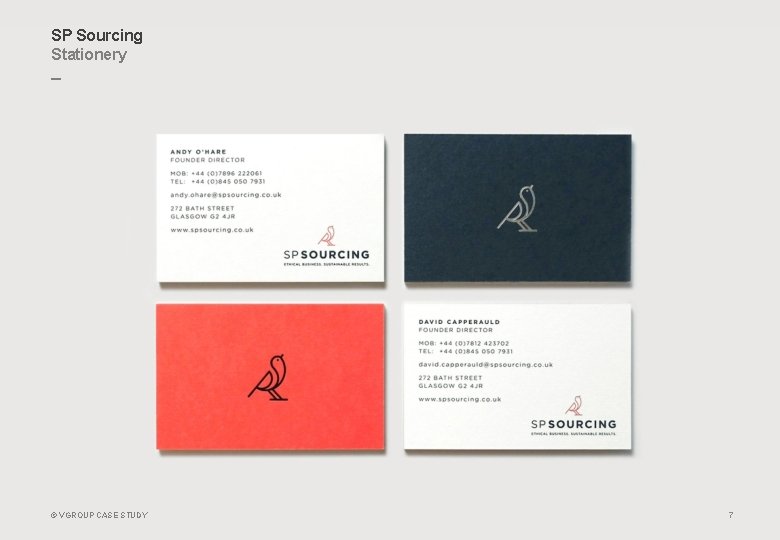 SP Sourcing Stationery _ © VGROUP CASE STUDY 7 